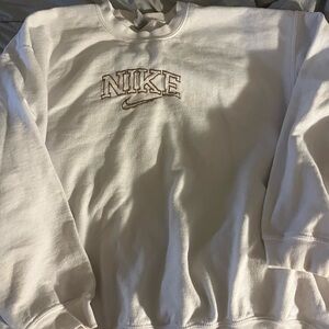 vintage brown nike sweatshirt
